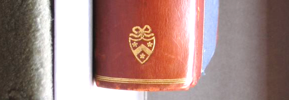 Gilt stamp of arms (Chichele/All Souls College)