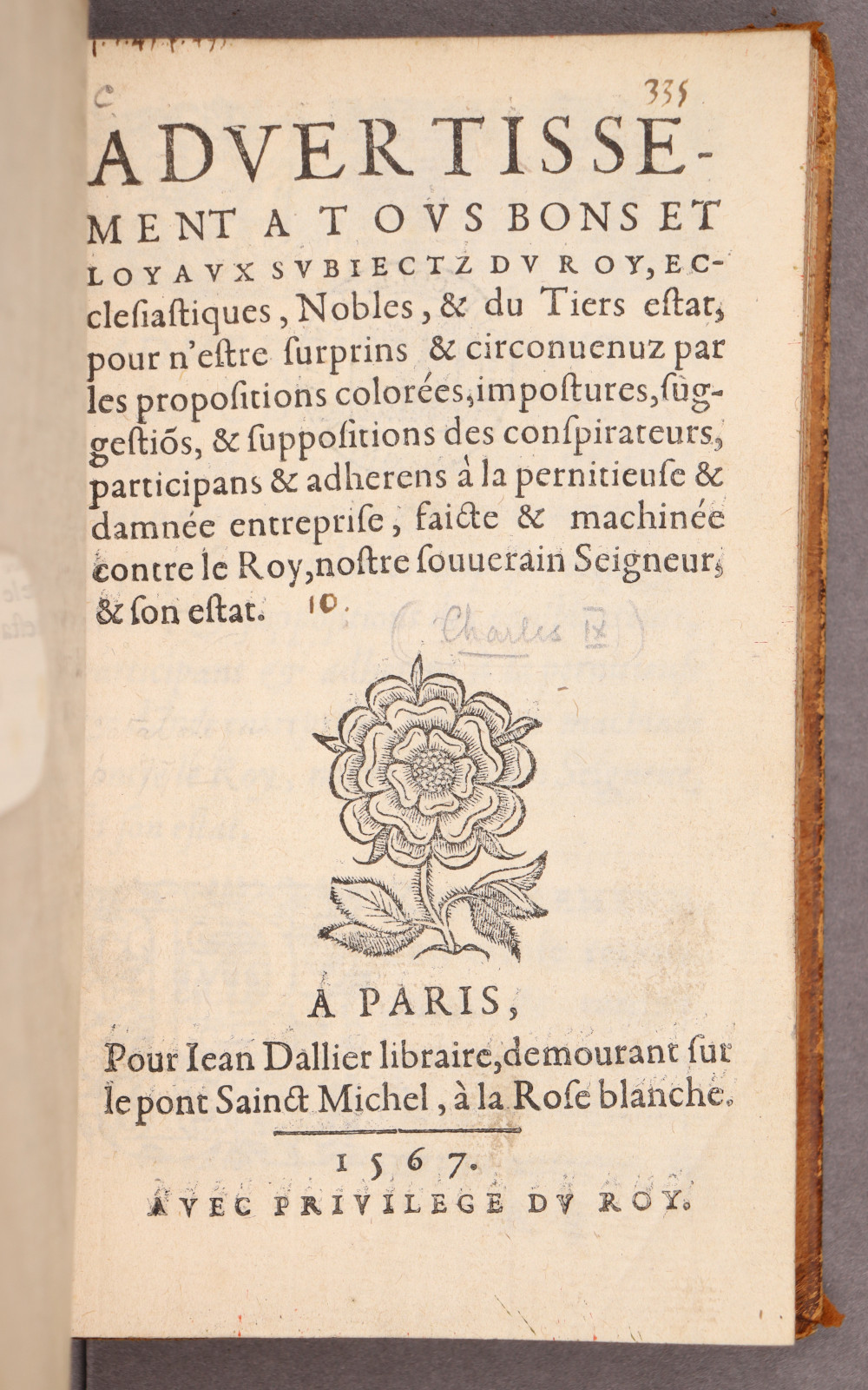 Title Page A i  recto
