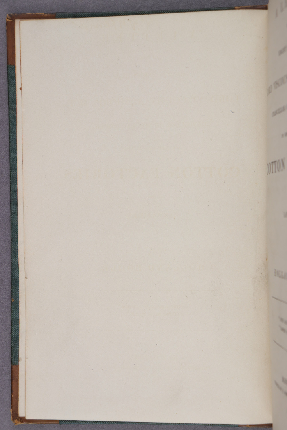 Flyleaf verso
