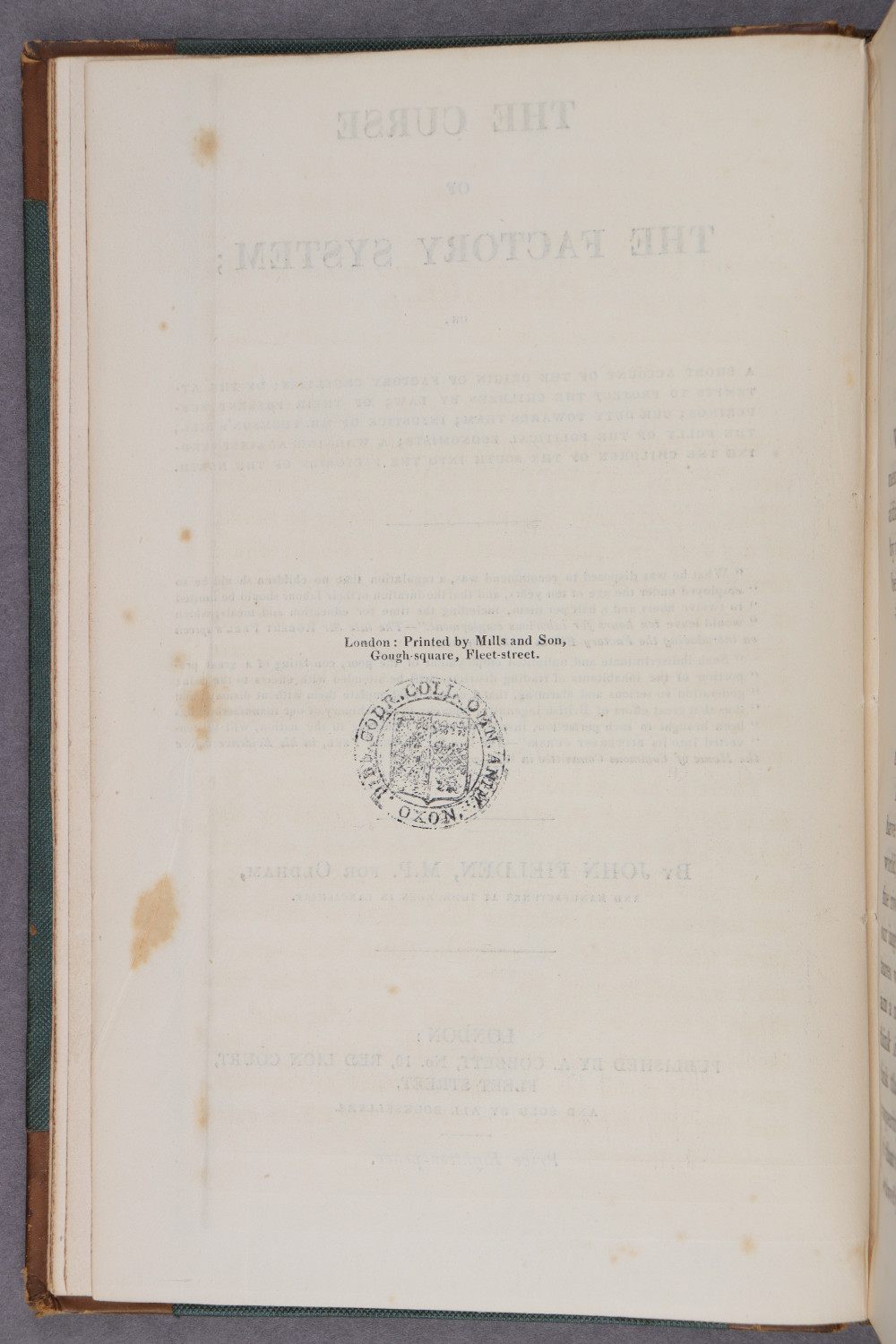 Title Page verso