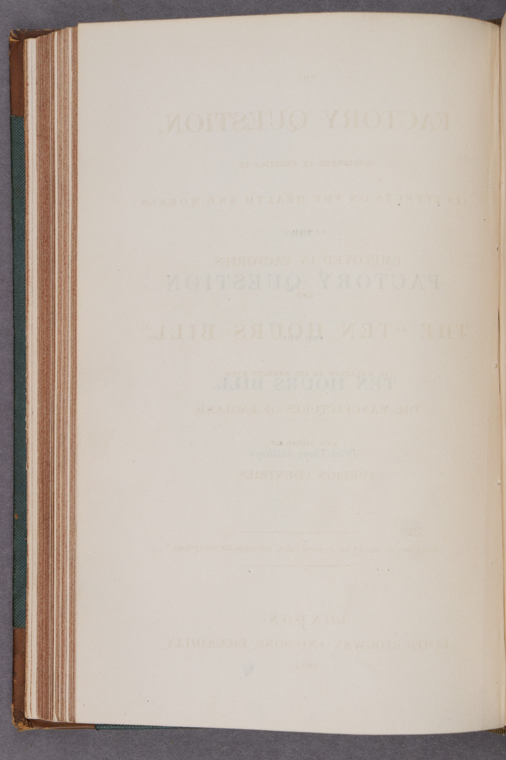 Half-Title Page verso