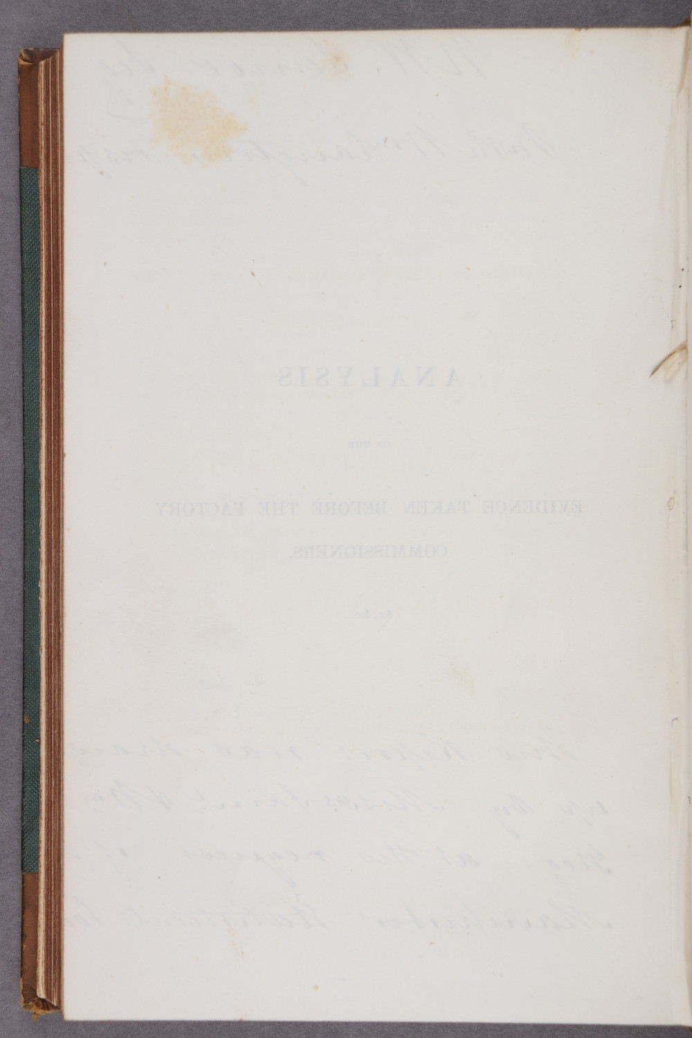 Half-Title Page verso
