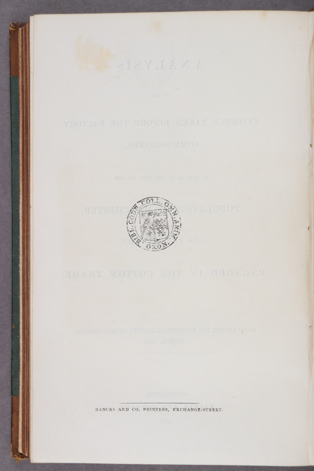Title Page verso