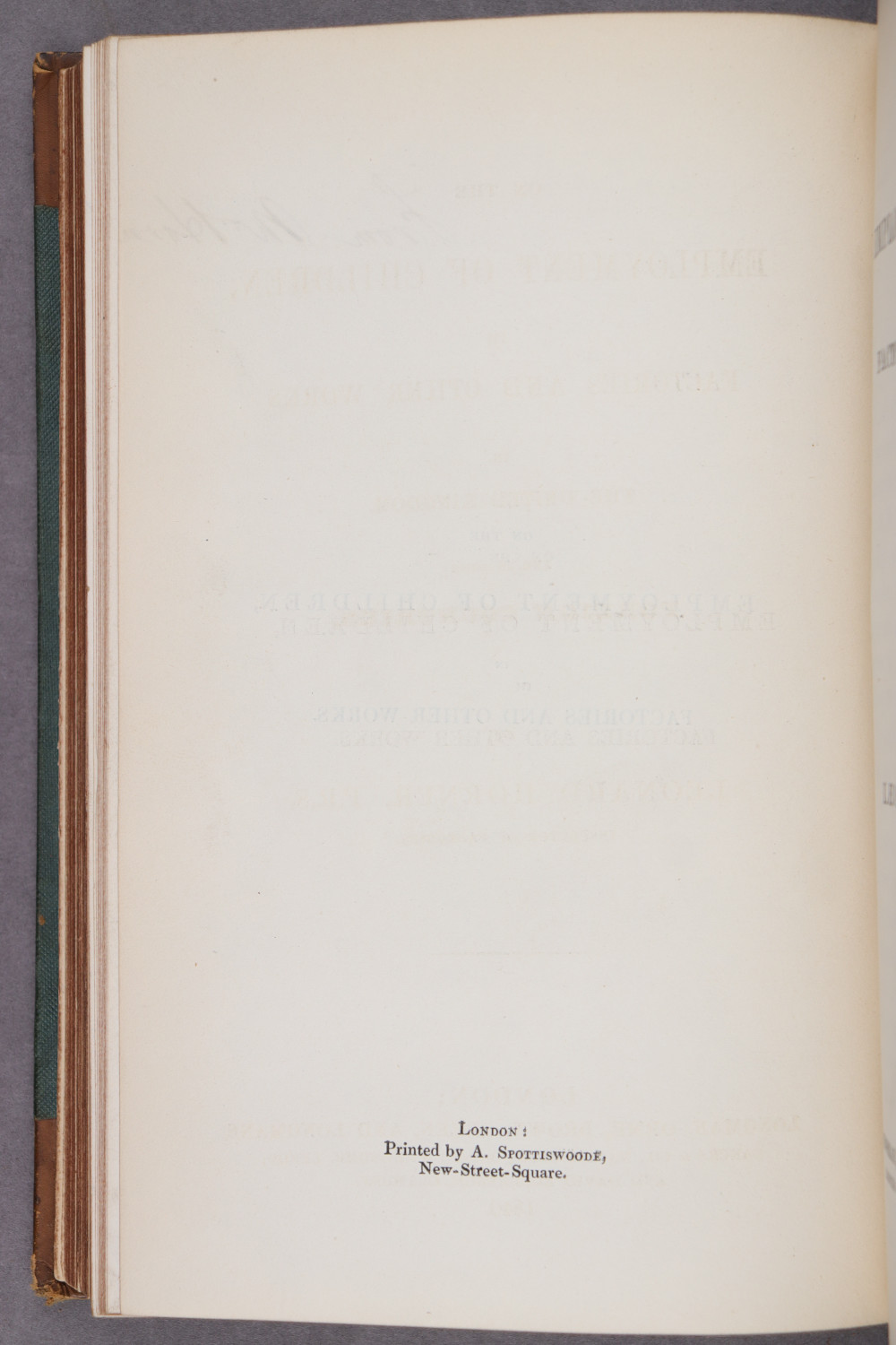 Half-Title Page verso