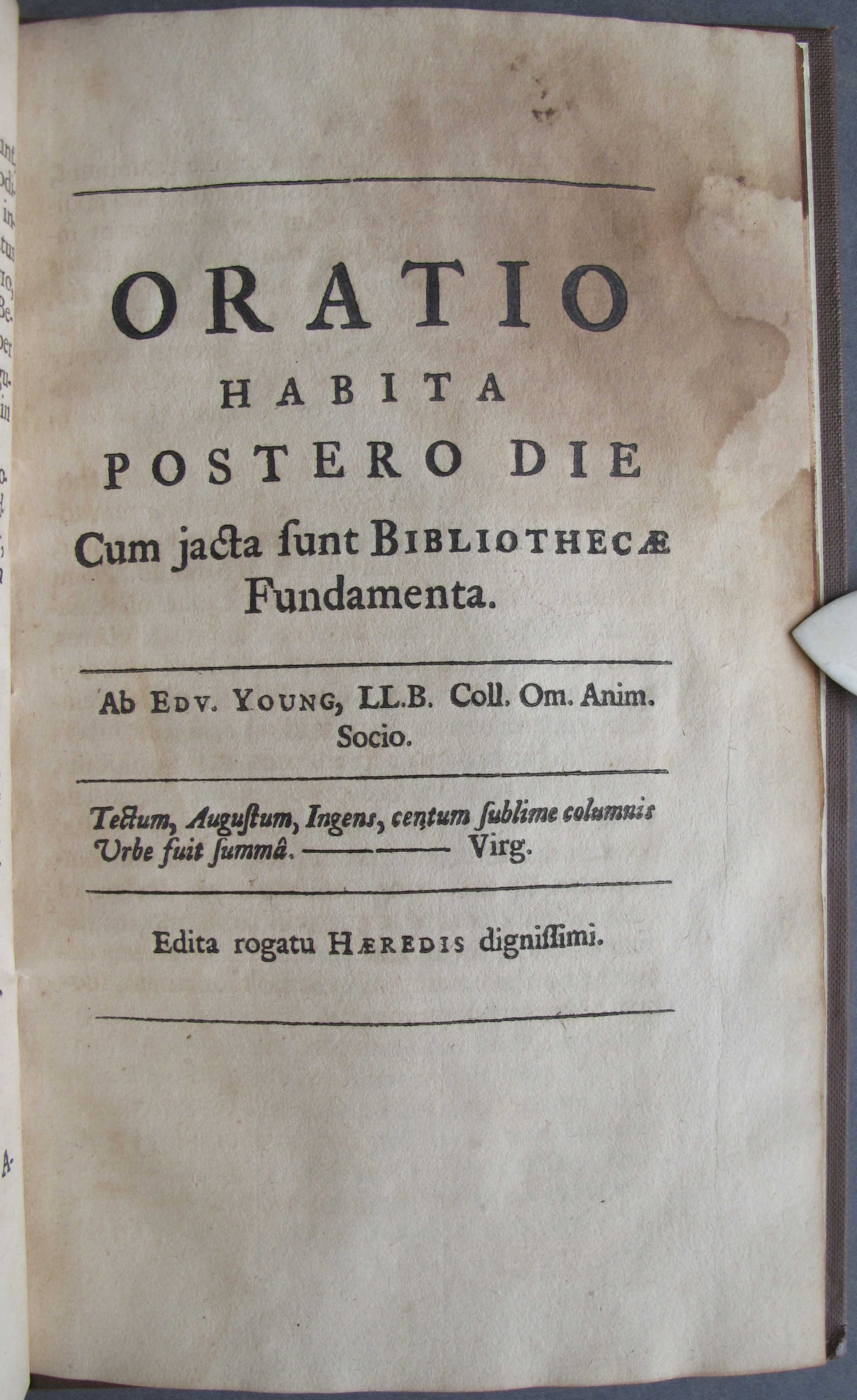 Title Page recto