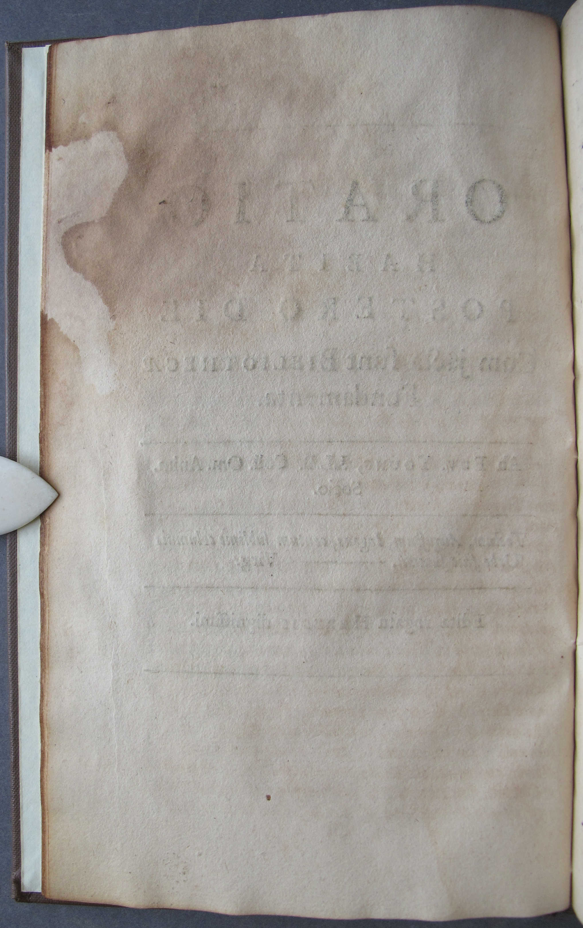 Title Page verso