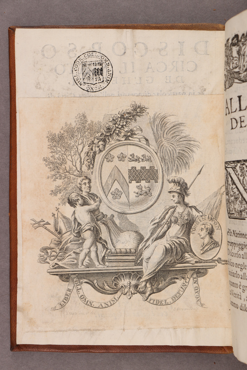 Folio 2 Title Page verso Bookplate