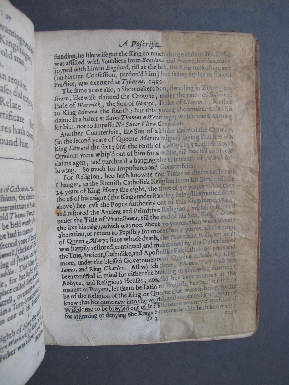 Folio D3 recto