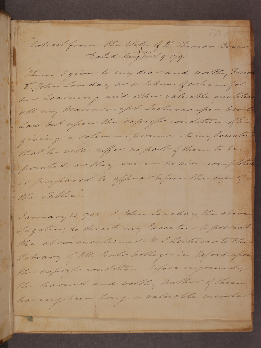 Folio i recto