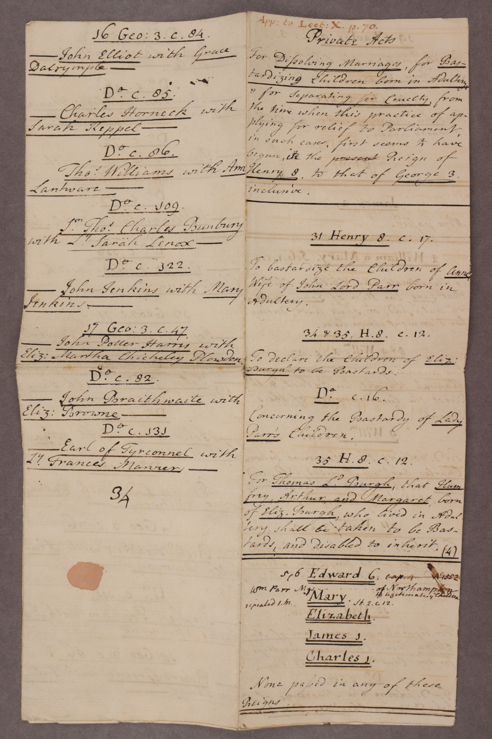 Folio 70 insert 1 recto