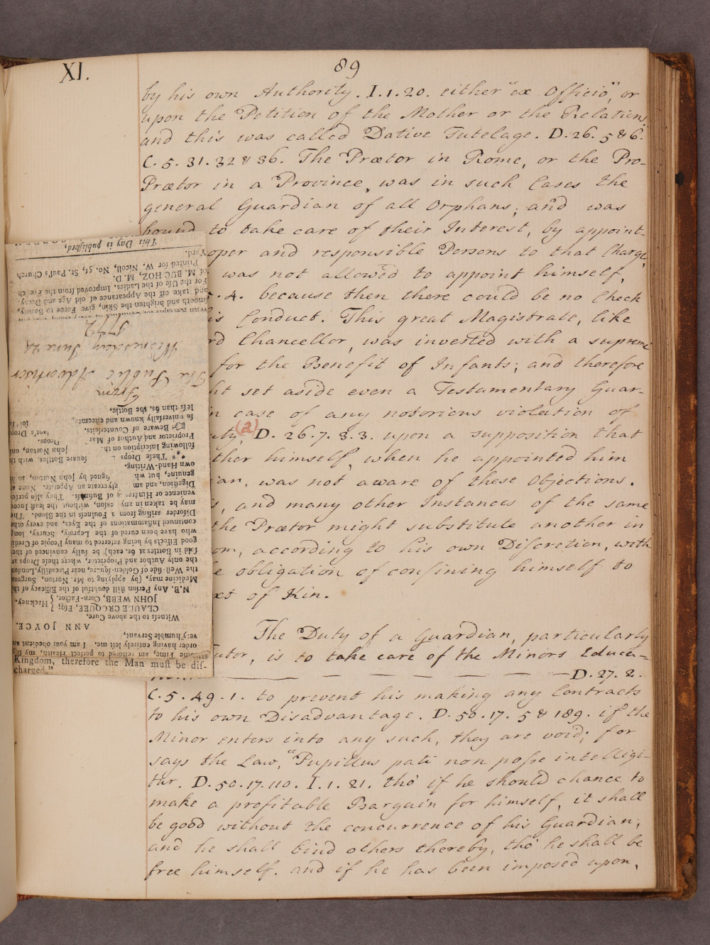 Folio 89 insert