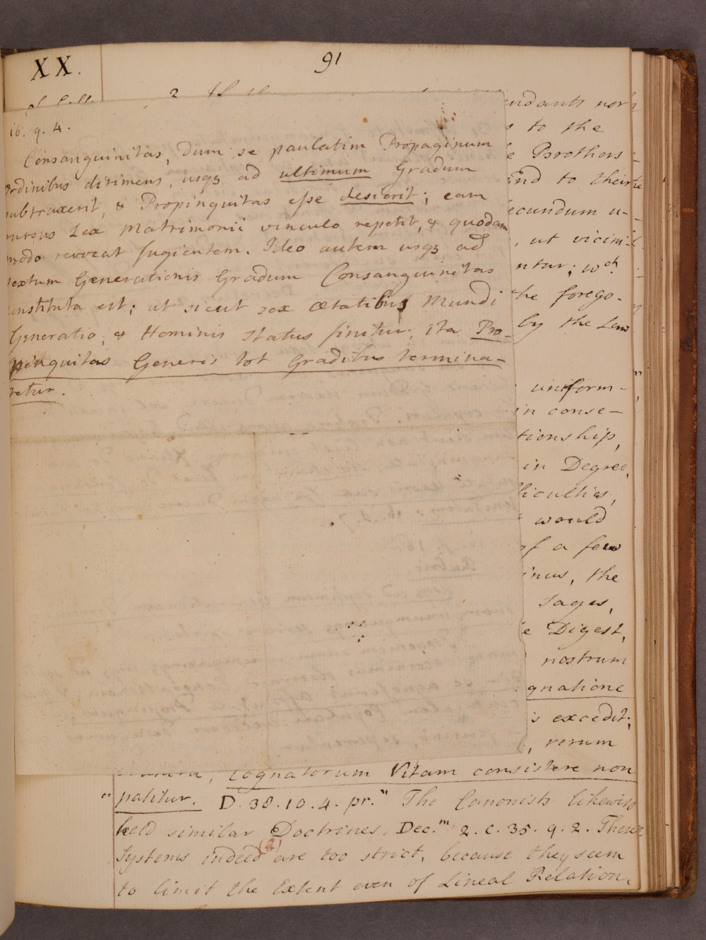 Folio 91 insert recto
