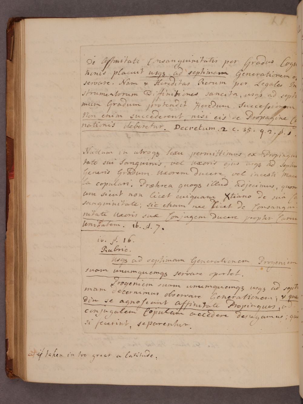 Folio 91 insert verso