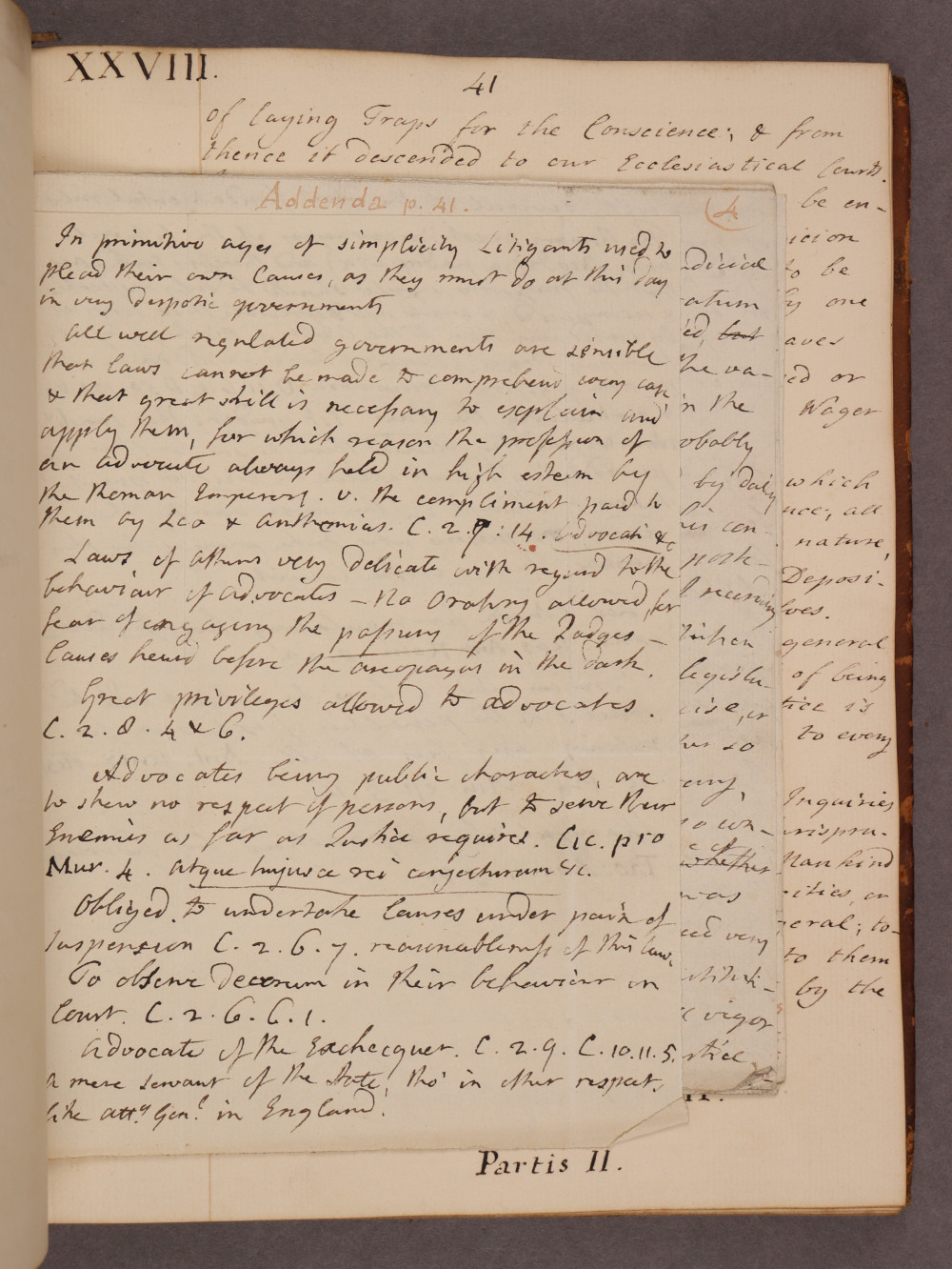 Folio 41 insert Folio 1 recto