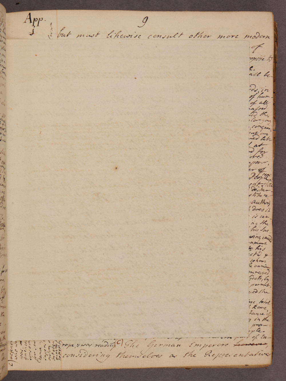Folio 9 insert recto