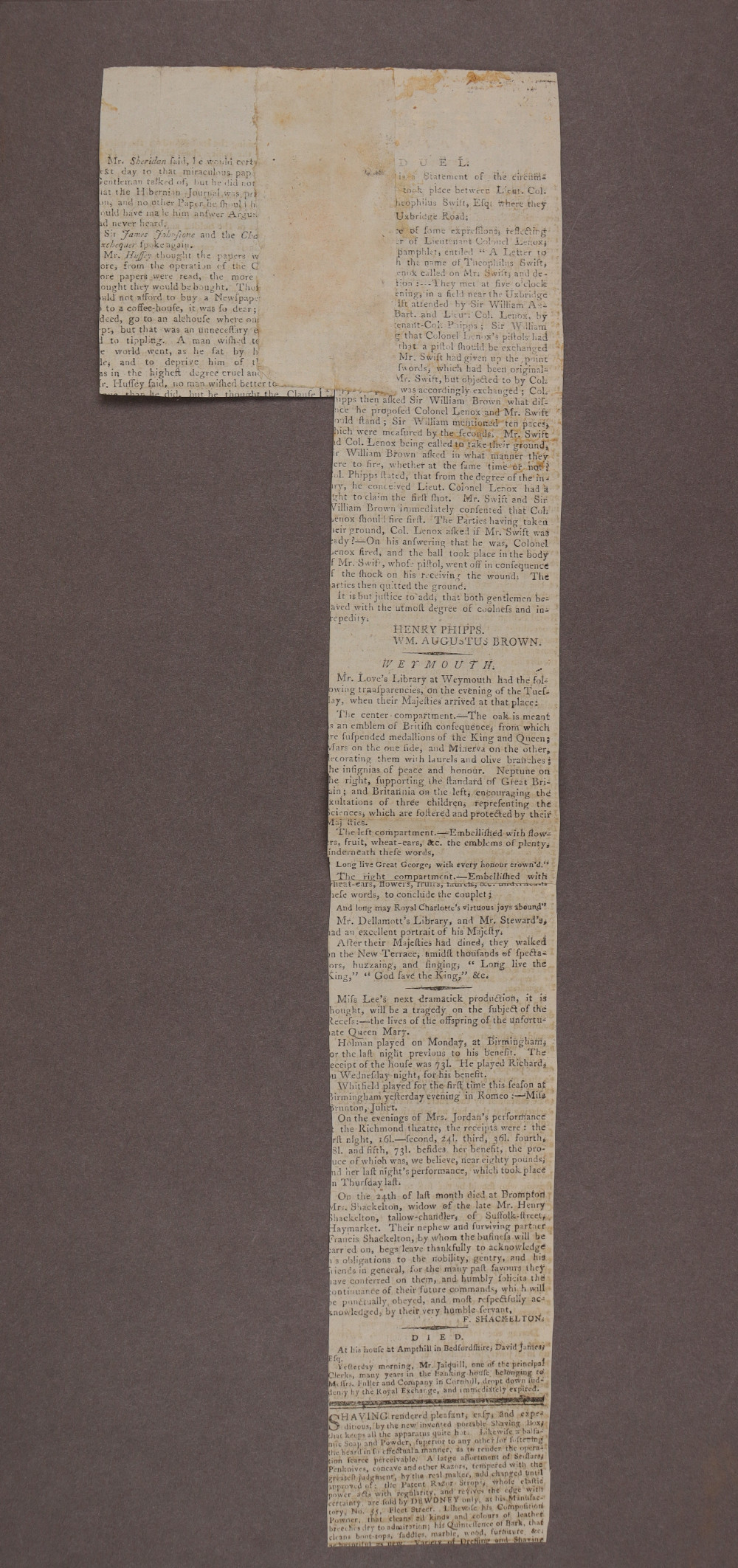 Folio 16 insert 2 unfolded verso