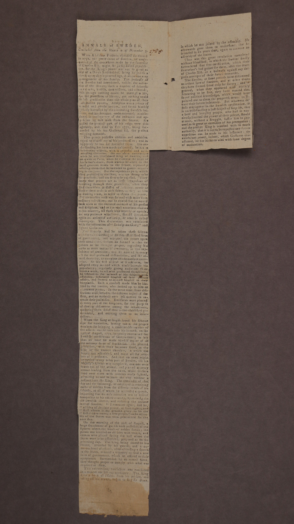 Folio 24 insert unfolded verso