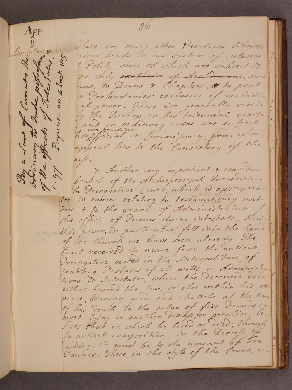 Folio 86 insert recto