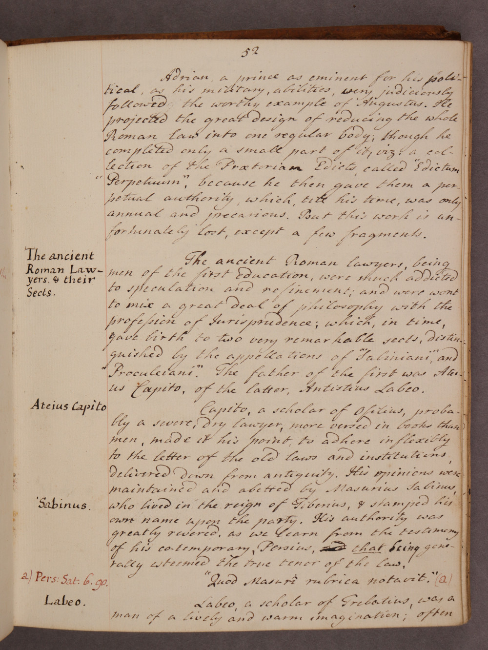 Folio 52a recto