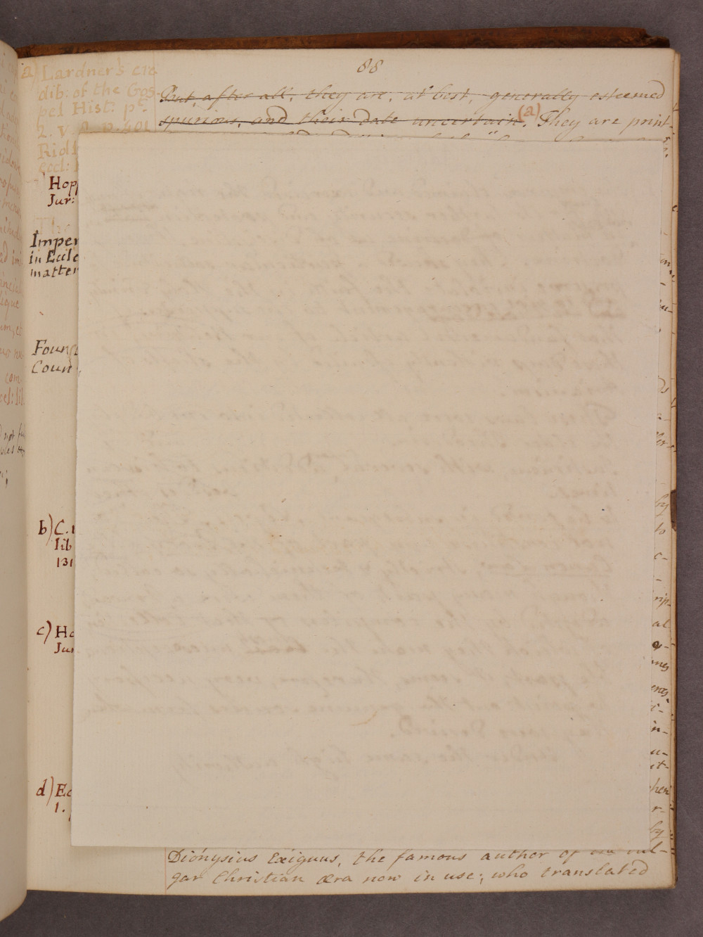 Folio 88 insert recto