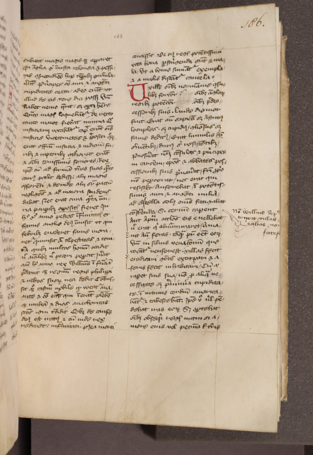Folio 186  recto