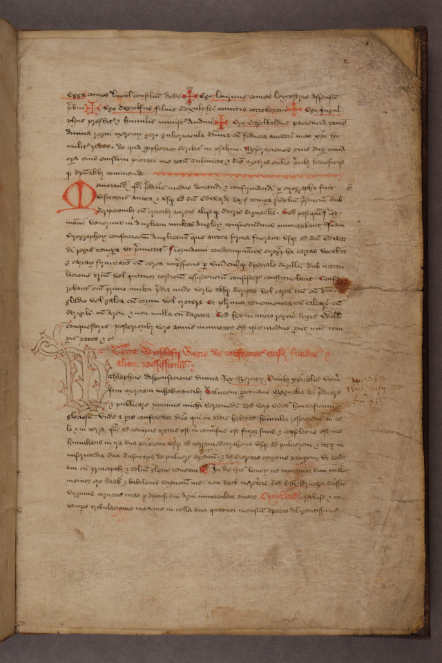 Folio 2 recto
