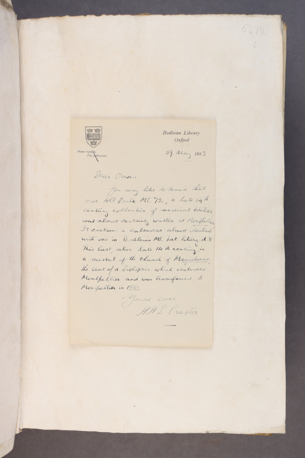 Folio i note