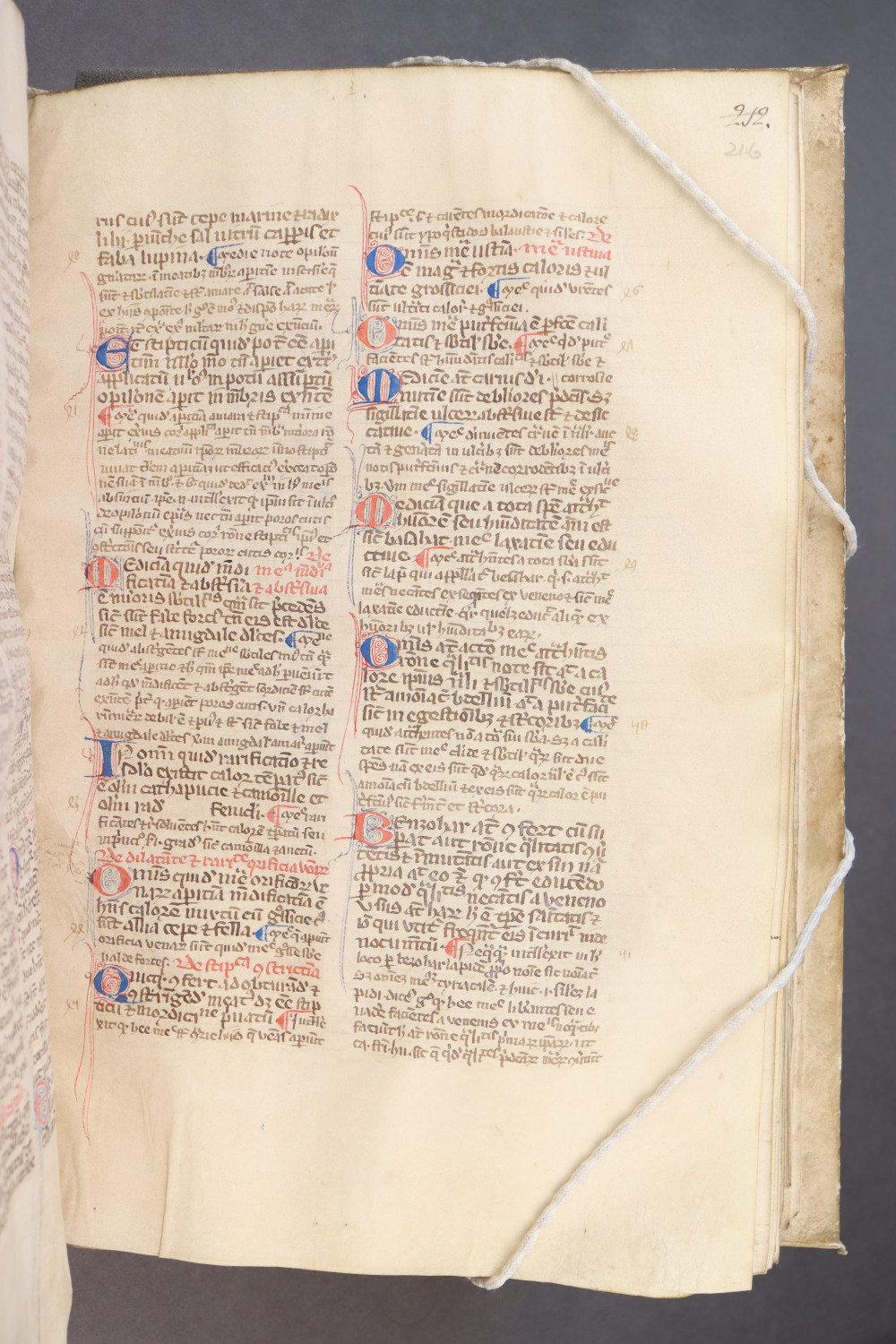 Folio 216 recto