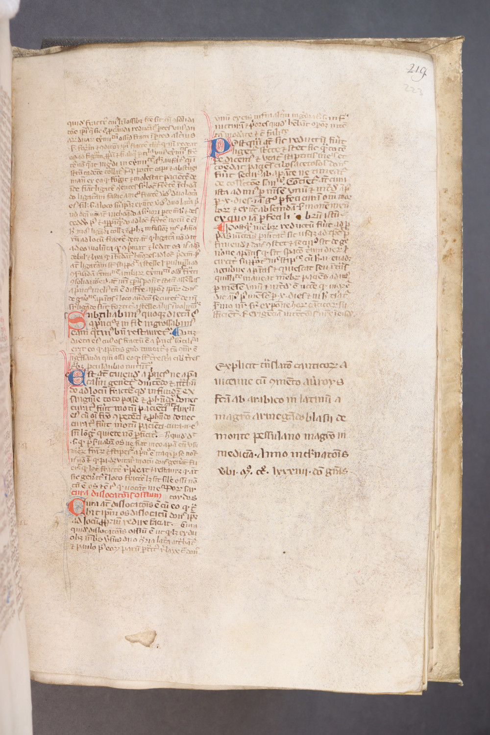 Folio 223 recto